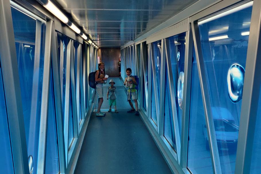 Auf der Überholspur als erstes im Flieger