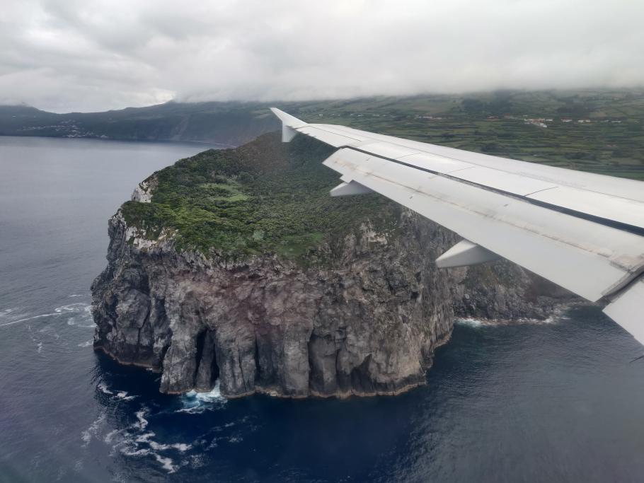 Die Landung ist wesentlich sanfter, als gestern in Lissabon