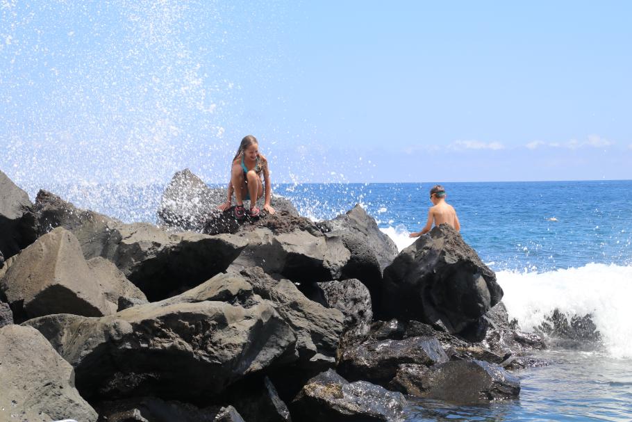 Annabell und Felix würden am liebsten hier bleiben.
