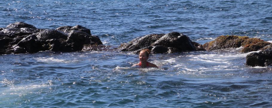 Anke lässt sich treiben