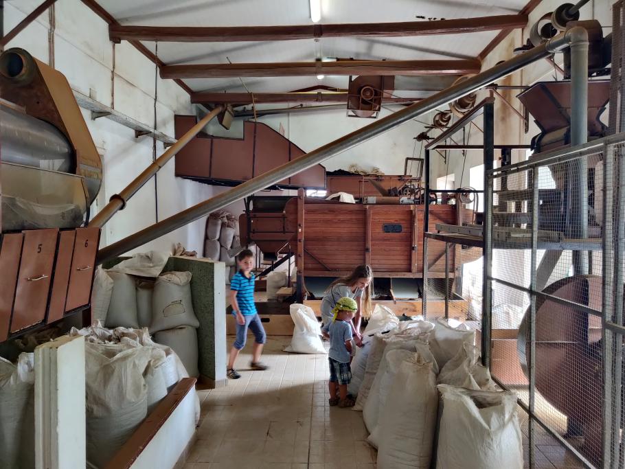 Nach dem Trocknen wird der Tee in verschiedene Größen gesiebt und verpackt