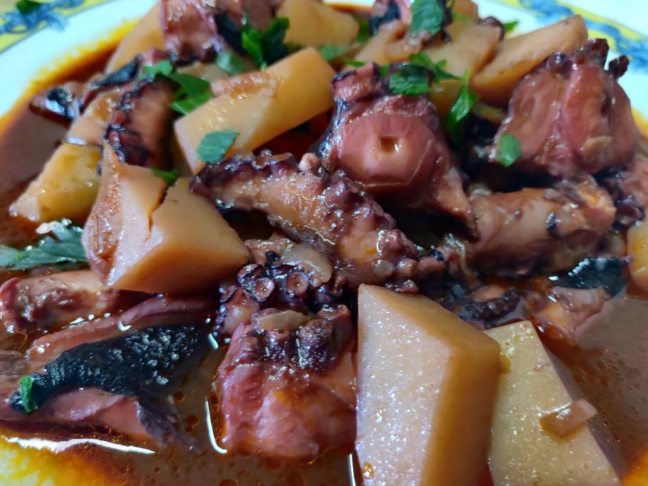 Das zweitbeste Essen mit Saugnäpfen an den Füßen, das ich bisher hatte