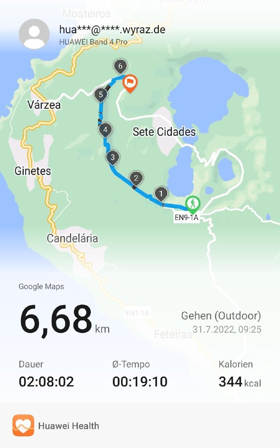 Nach über 6 Kilometern haben wir uns ein Mittagessen verdient