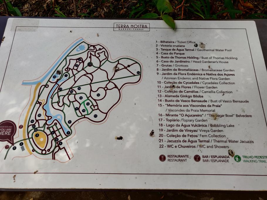 Wir prägen uns kurz den Rundweg ein und los geht es