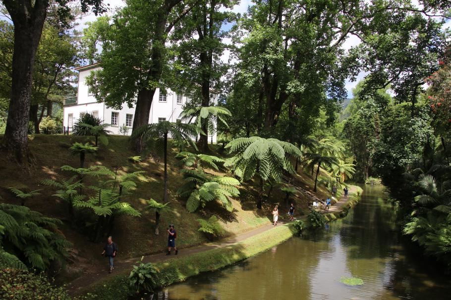 Etliche Wasserläufe wurden hier künstlich angelegt