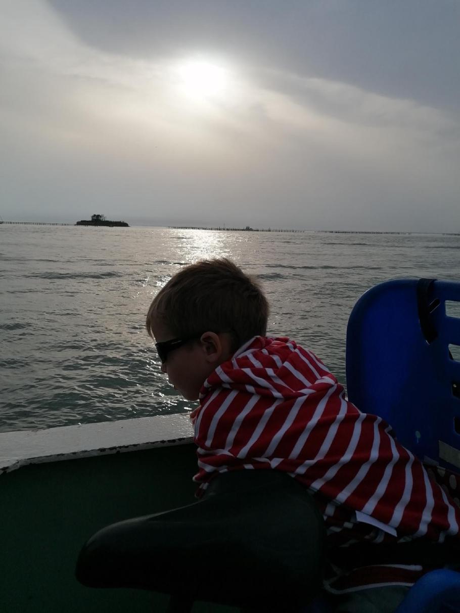 Nach der Fähre sind es nur noch 10 Kilometer bis zum Hotel zurück