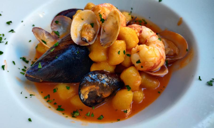 Gnocchi mit Meeresfrüchten