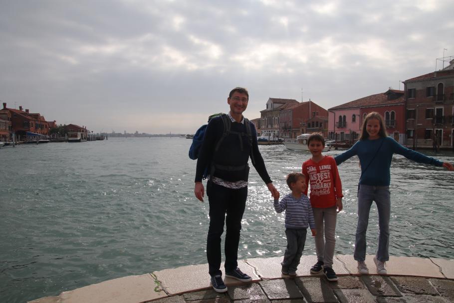 Es ist etwas zugezogen, aber für das Foto kommt die Sonne spontan heraus