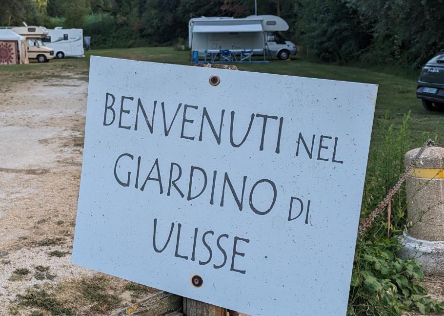 Anke hat einen tollen Stellplatz gefunden