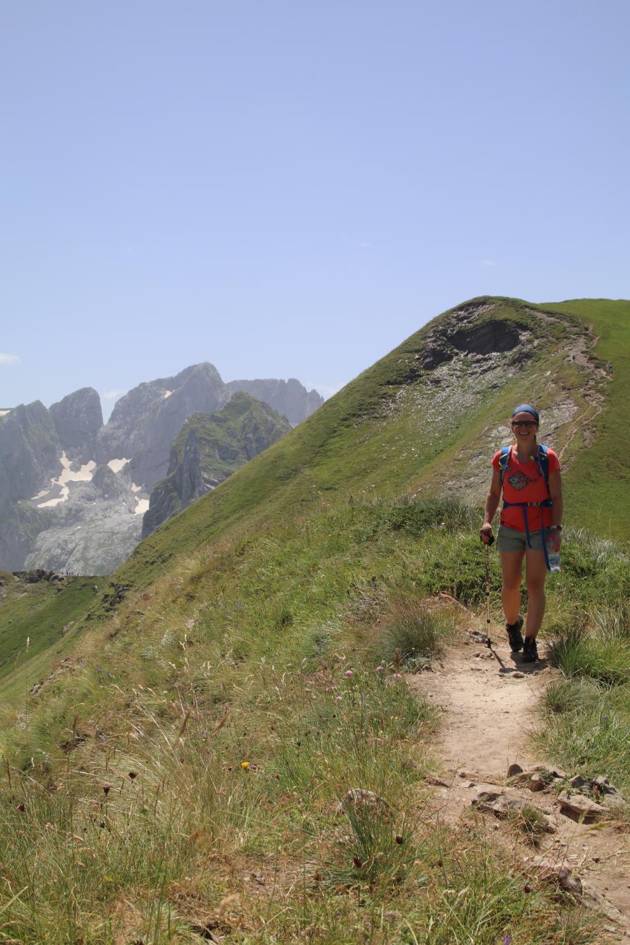 Anke verfolgt uns, nachdem sie etliche Fotos von uns gemacht hat