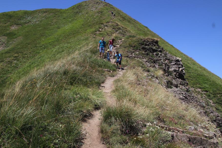 Hochwärts ging es deutlich leicher, als nach unten