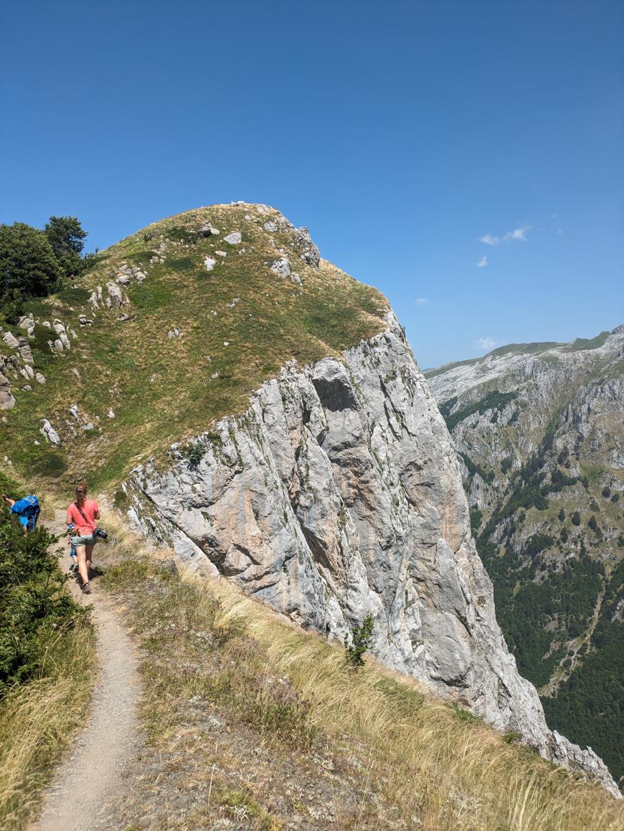 Endspurt: Dieser Berg ist der letzte auf unserer Route