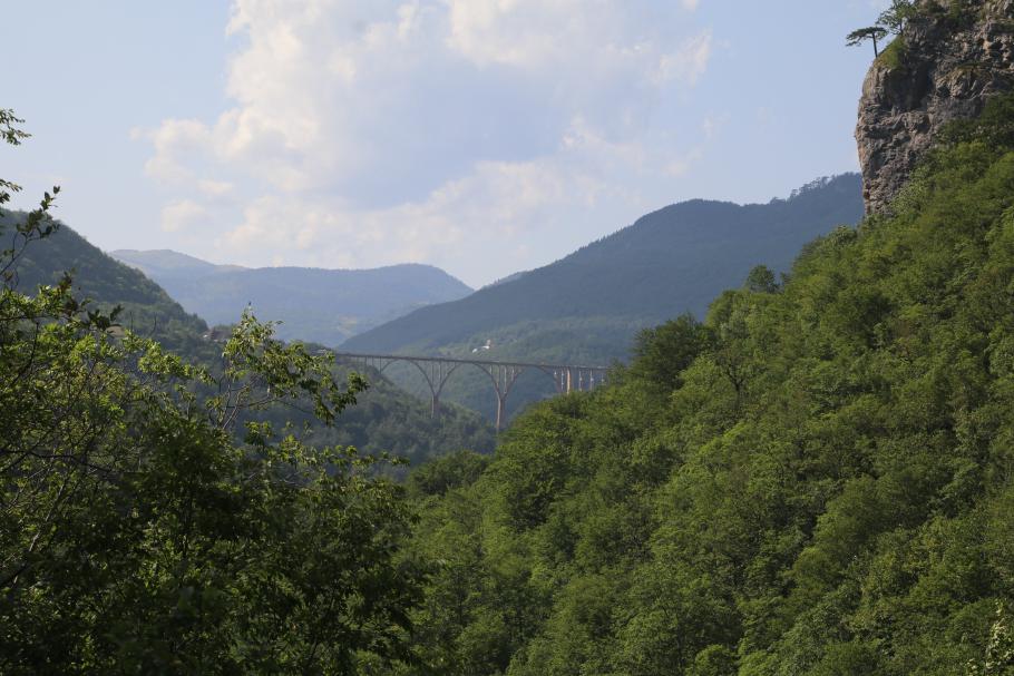 Die beeindruckende Brücke ist 350 Meter lang und 150 Meter hoch