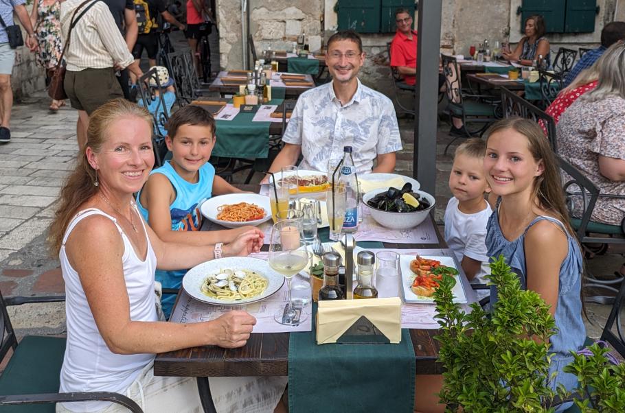 Das Essen hier ist sehr lecker