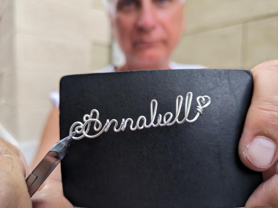 So schön kann ich nichtmal mit Füller schreiben