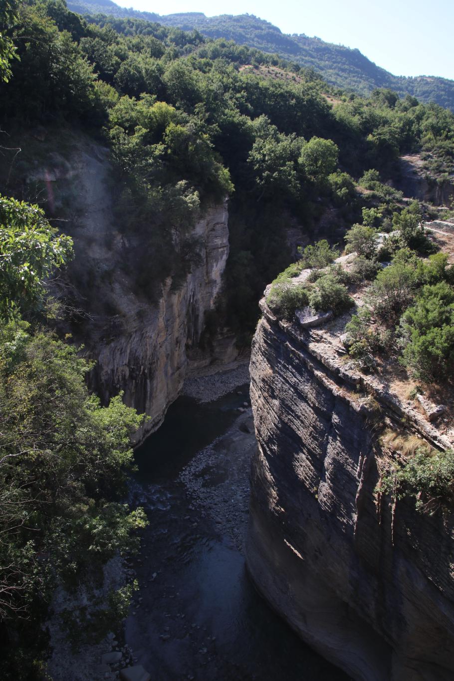 An dieser Stelle gäbe es auch noch einen Einstieg zum Canyon