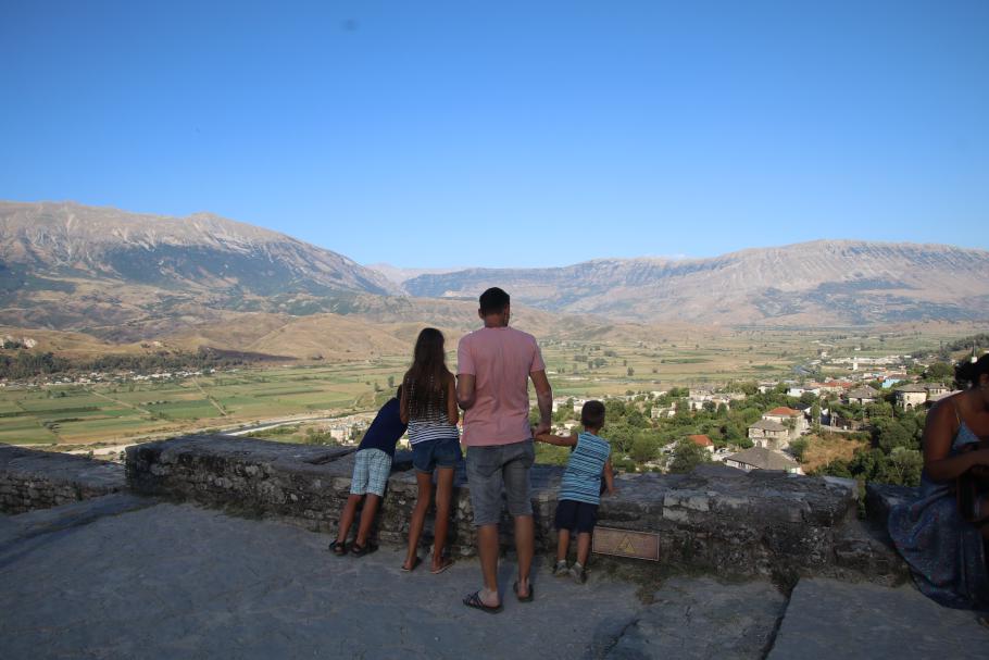 Da unten steht unser Wohnmobil