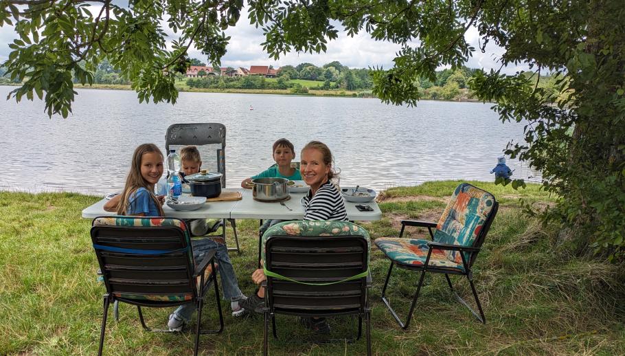 Beim letzten Mal waren hier 36 Grad. Für&rsquo;s Mittag ist es aber auch heute warm genug