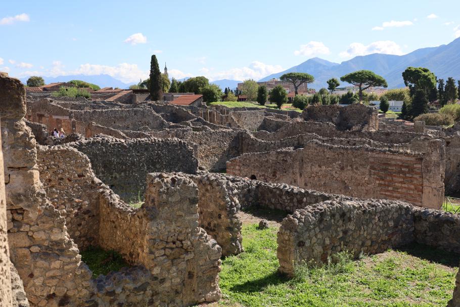 Die Grundmauern der Gebäude sind noch fast vollständig erhalten