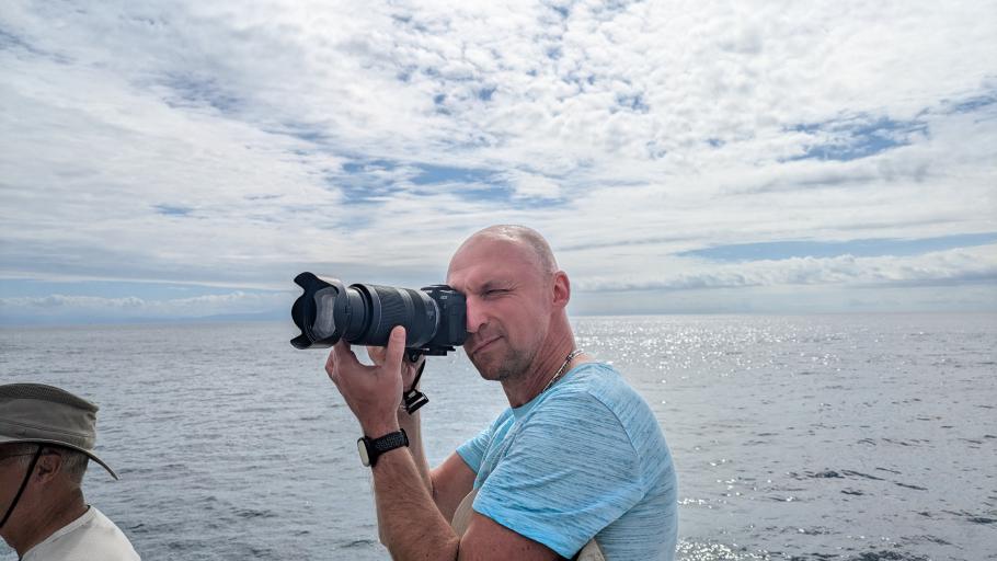 Torsten auf der Jagt nach den besten Schnappschüssen