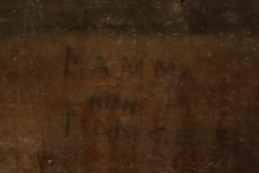 Mama non piangere - Mama, weine nicht. Das alte Graffiti bewegt uns auch heute noch