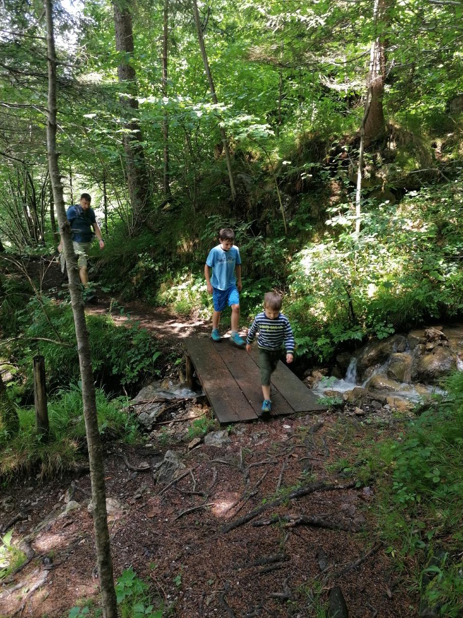 Überall queren kleine Rinnsale den Weg