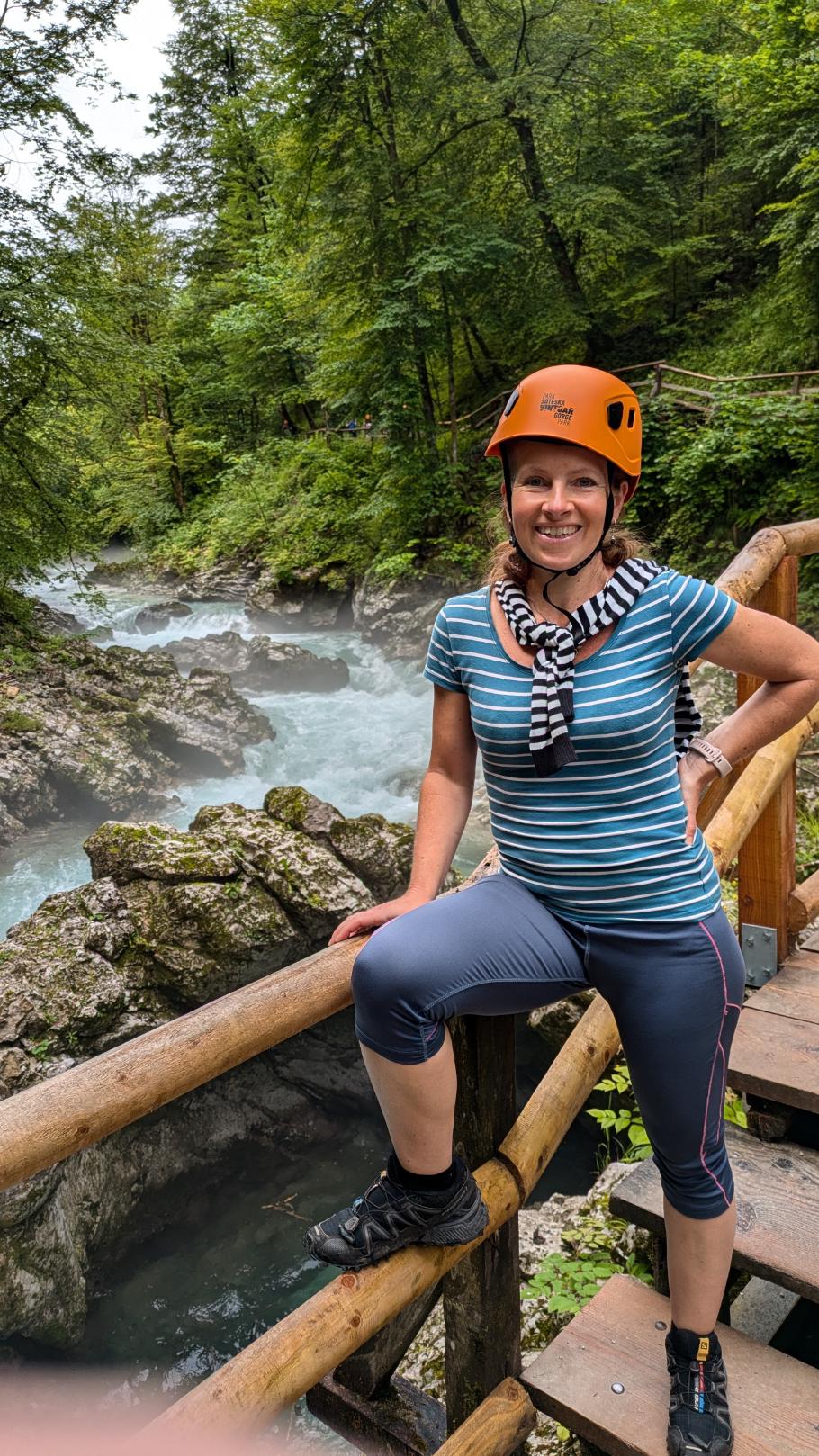 Ein Helm gehört hier zur Pflichtausstattung - besonders gefährlich sieht es hier aber nicht aus