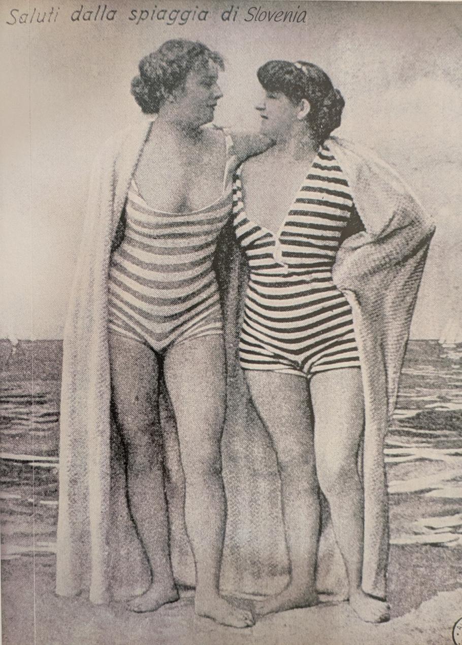 Grüße vom Strand von Slowenien