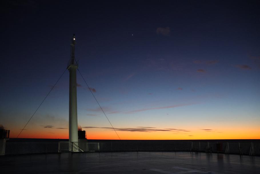 Später ist die Venus gut am Abendhimmel zu sehen