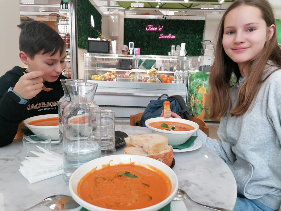 Heiße Suppe hilft gegen kaltes Wetter