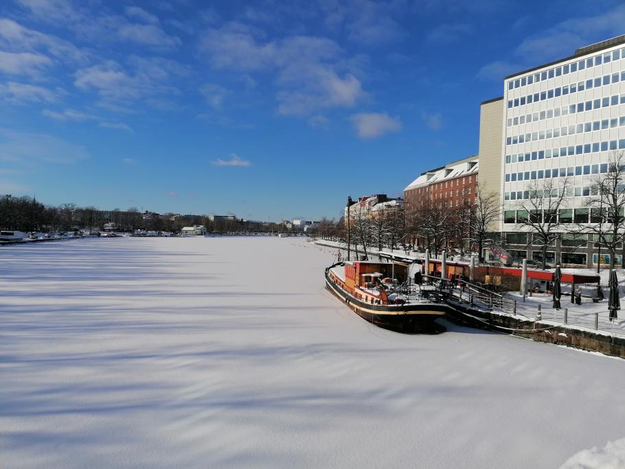 Die meisten Gewässer sind dick zugefroren