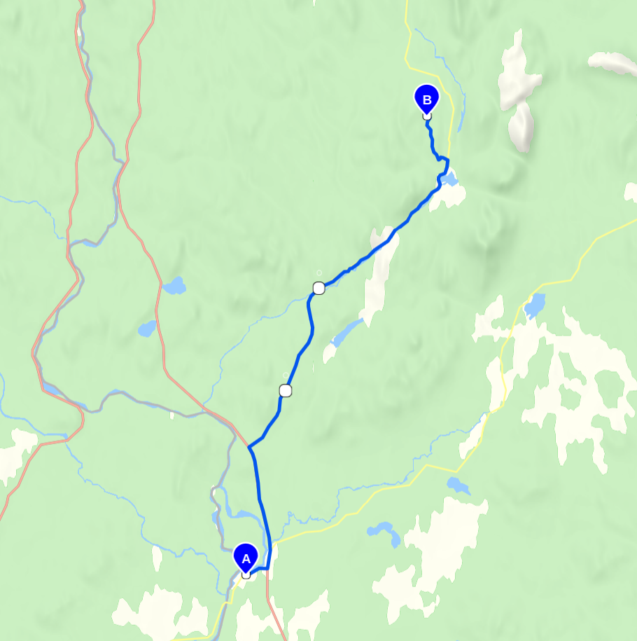 Das letzte Stück der Route sind nur noch 45 Kilometer