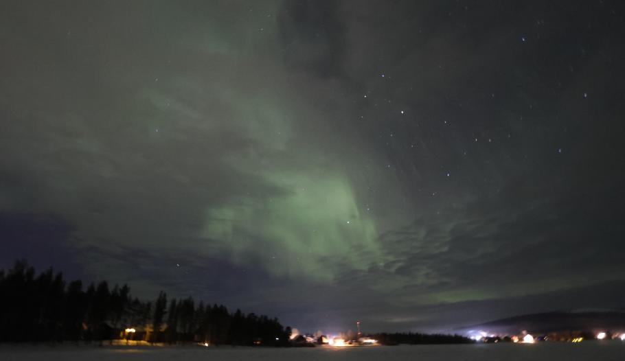 Mit angepasster Belichtungszeit ist schon mehr zu erkennen