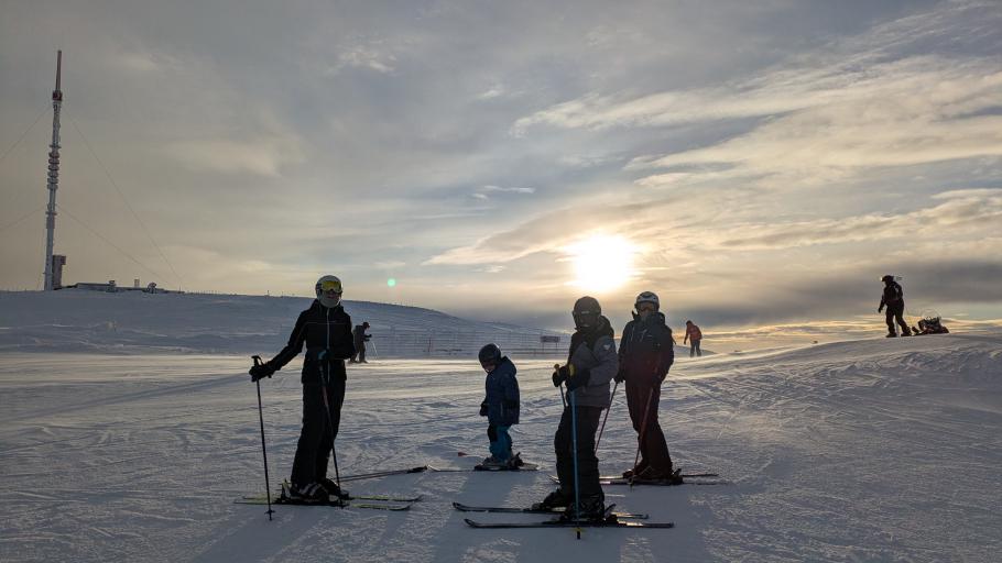 Sonnig, windig, winterlich