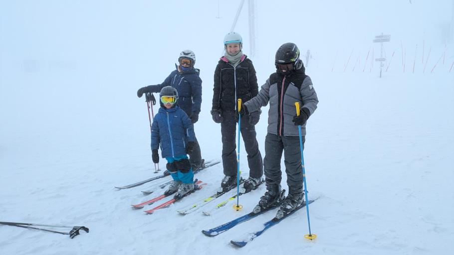 Hier oben ist es heute ganz schön diesig