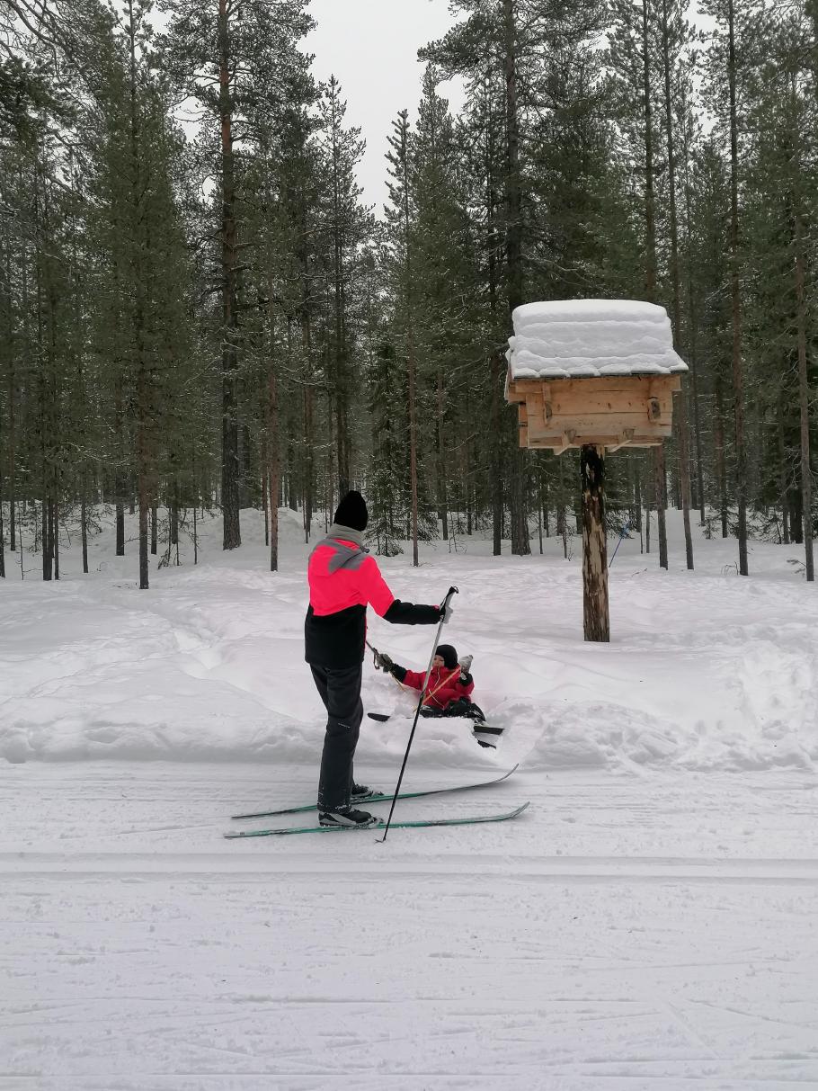 Da kommt er ohne Hilfe nicht mehr heraus