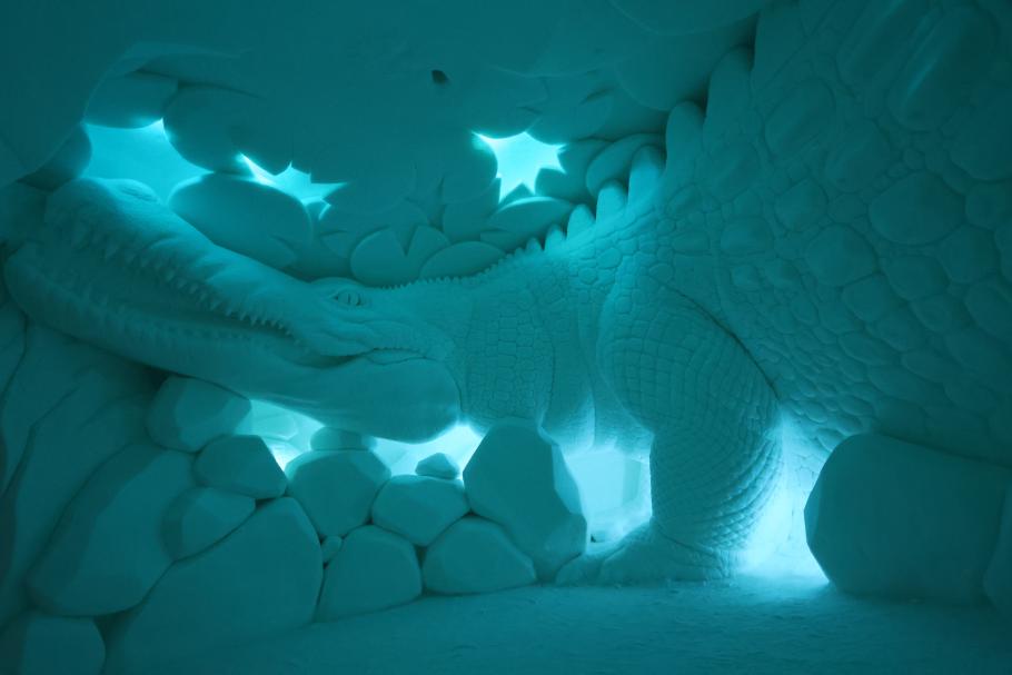 Dieses Ungetüm geht über mehrere Räume