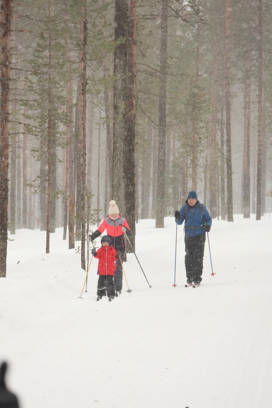 Zwischendurch gibt es etwas Neuschnee