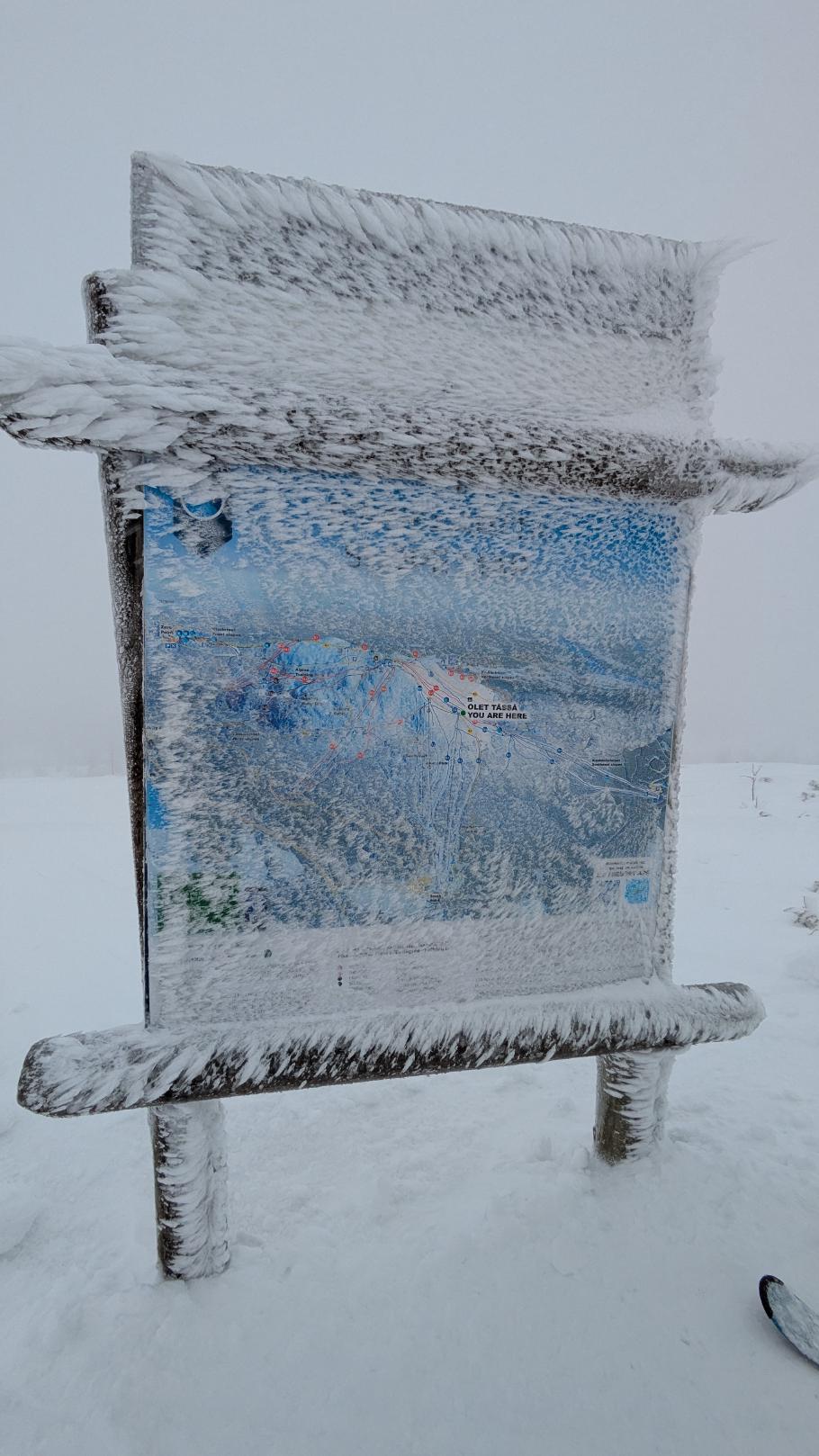 Wo WIR sind, wussten wir bereits. Der Rest der Karte wäre interessant gewesen