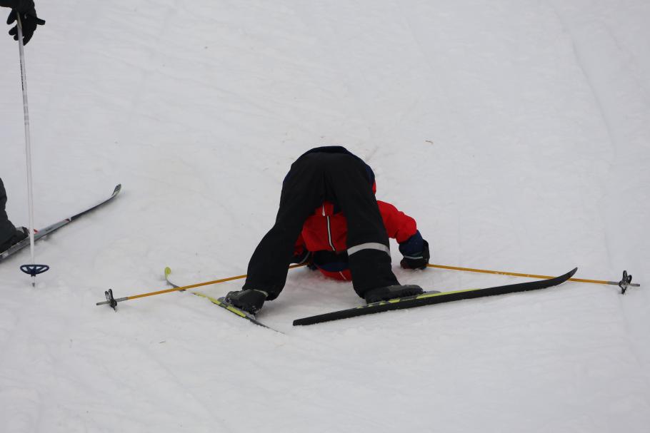 Am Berg schaltet Mattis auf Allradantrieb