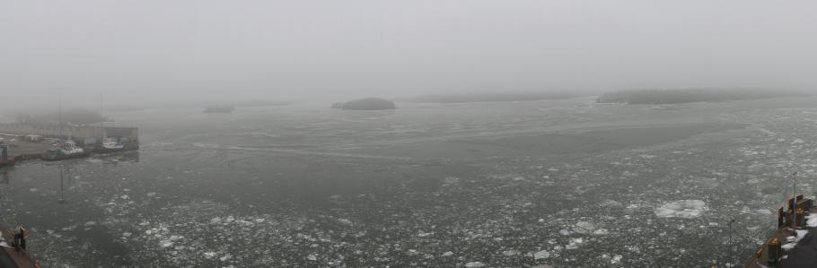 Das finnische Wetter macht uns den Abschied leicht