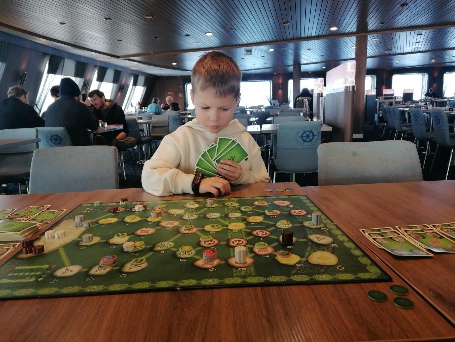 Mattis ist hoch konzentriert