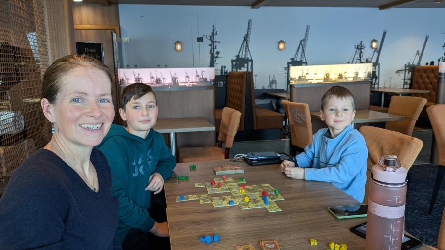 Auch heute haben wir reichlich Zeit, zusammen zu spielen