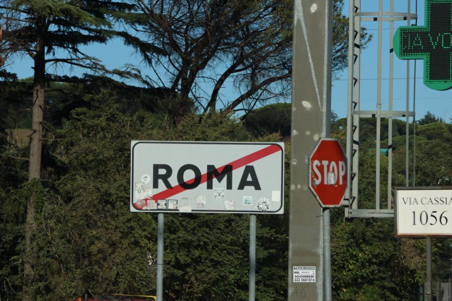 Leaving Rome …
