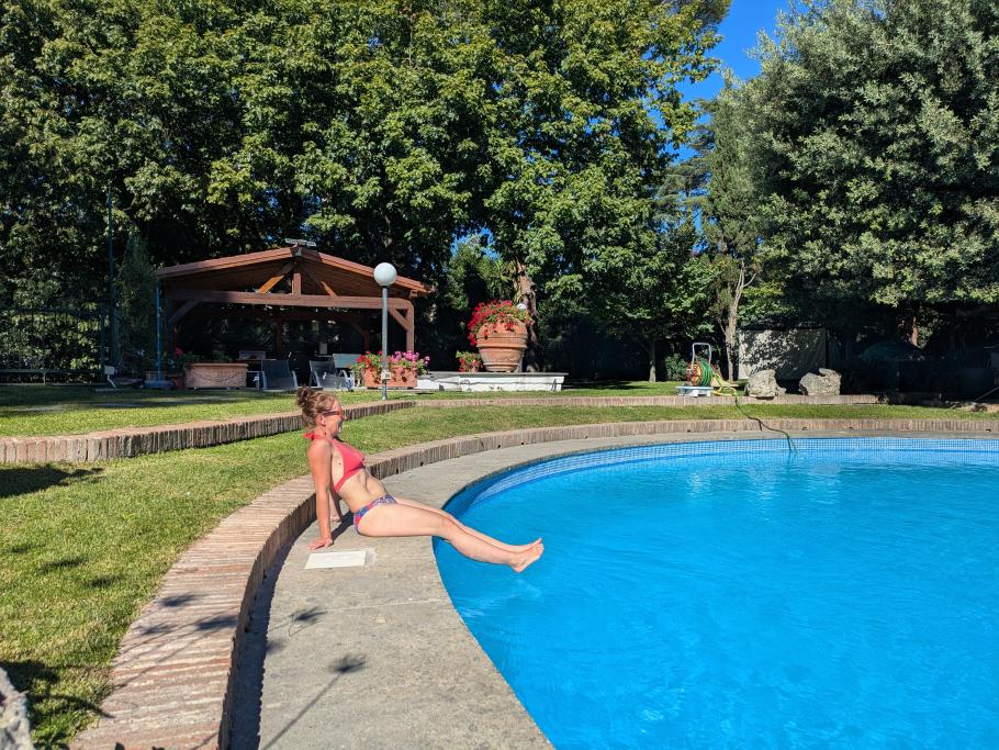 Auch Anke hat es in die Nähe des Wassers geschafft