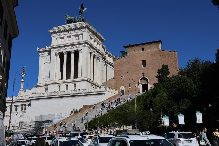 Für den Ausblick müssen wir hoch hinauf