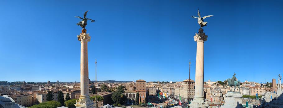 Blick über die Dächer Roms