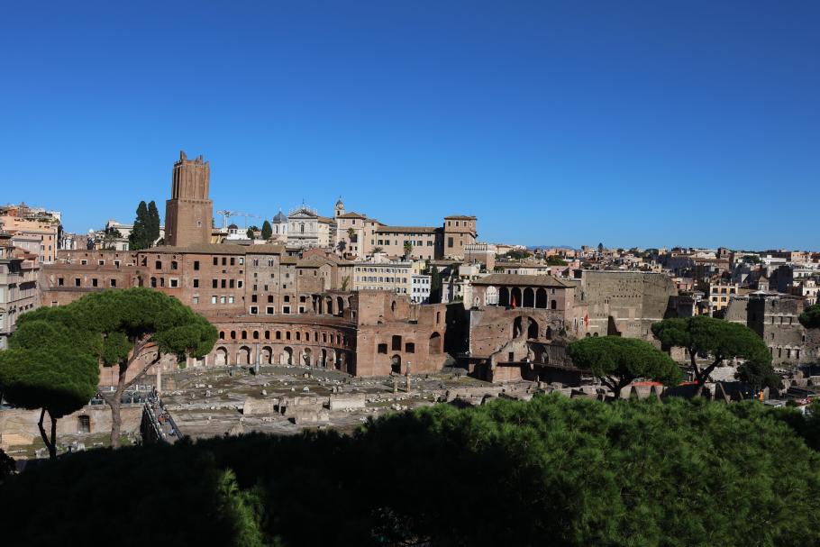 Ausgrabungen der Trajansmärkte aus dem 2. Jahrhundert