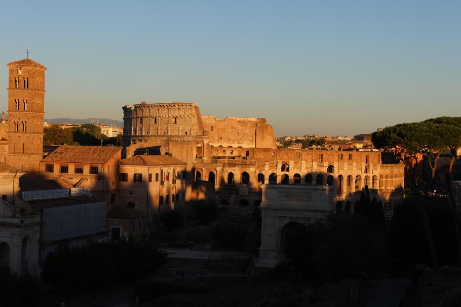 Das Kolosseum im Abendlicht