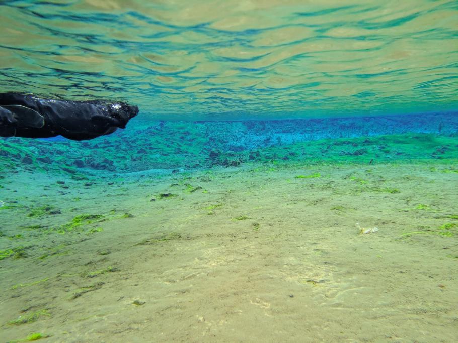 Eine “Lagune” mit feinem hellen Sand
